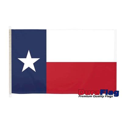 Texas Flag - 5ft x 3ft | Premium Quality DuraFlag D Clips