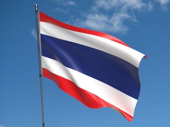 Thailand Flag | Buy Thailand 5ft x 3ft Flag | North West Flags
