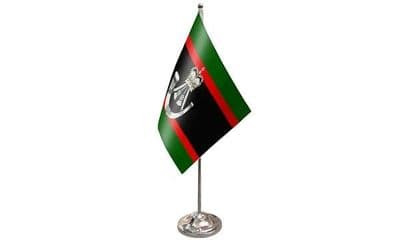 The Rifles Table Flag - Satin