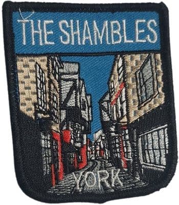 The Shambles York Shield Embroidered Sew on patch