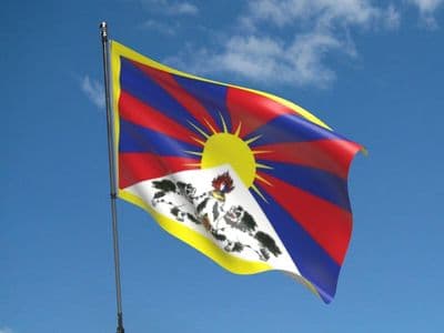 Tibet 5ft x 3ft Flag