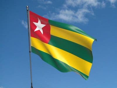 Togo Flag 5ft x 3ft