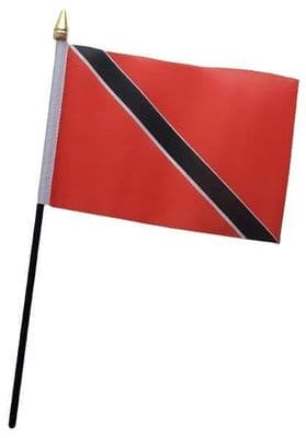 Trinidad & Tobago Table Flag - NO BASE