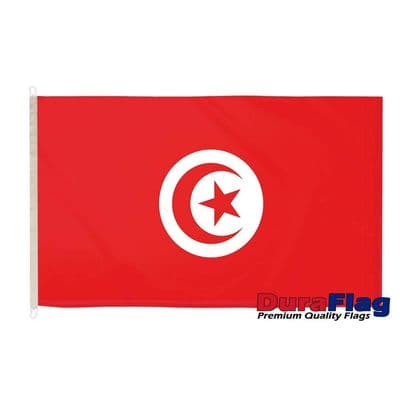 Tunisia Flag - 5ft x 3ft | Premium Quality DuraFlag D Clips
