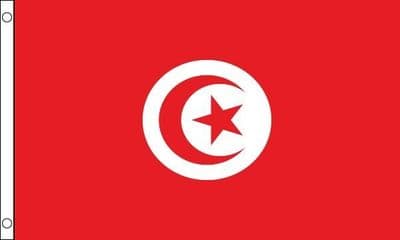 Tunisia Flag VALUE 3ft x 2ft