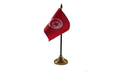 Tunisia Table Flag