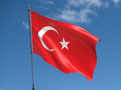 Turkey 5ft x 3ft Flag