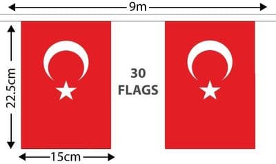 Turkey Bunting 9m