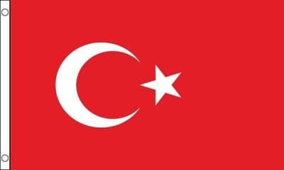 Turkey Flag GIANT 8ft x 5ft