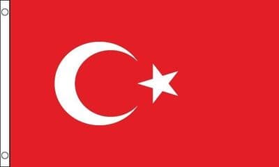 Turkey Flag VALUE 3ft x 2ft