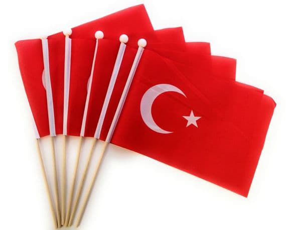 Turkey Pack of Hand Flags | Buy Turkey Pack of Hand Flags | NWFlags