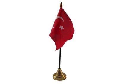 Turkey Table Flag