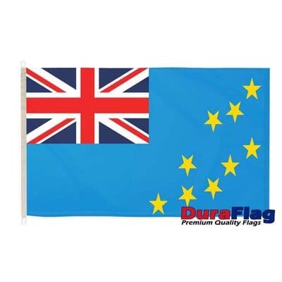 Tuvalu Flag - 5ft x 3ft | Premium Quality DuraFlag D Clips