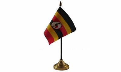 Uganda Table Flag