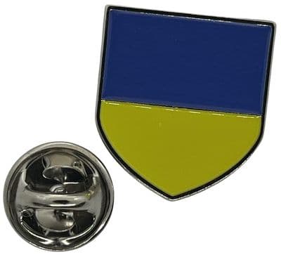 Ukraine Shield Pin Badge