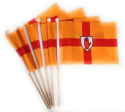 Ulster Hand Flag - 6 Pack