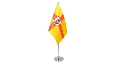 Ulster Table Flag - Satin