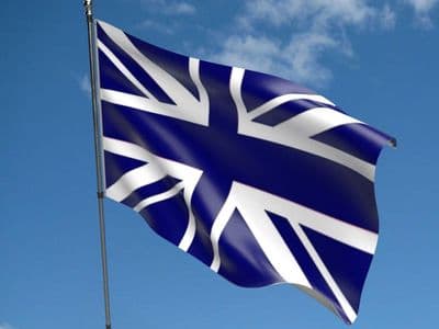 Union Jack Blue Flag 5ft x 3ft