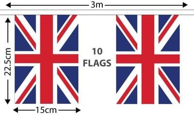 Union Jack Bunting 3m