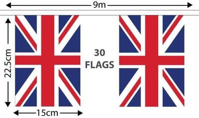 Union Jack Bunting 9m