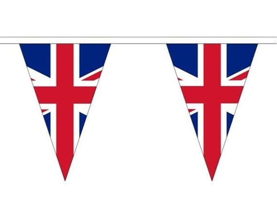 Union Jack Triangle Bunting | Buy Union Jack Triangle Bunting