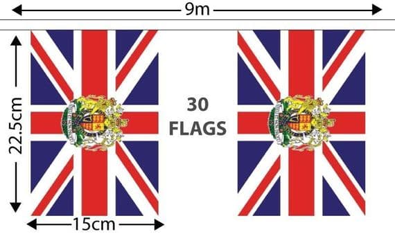 Union Jack Crest Bunting | Buy Union Jack Crest Bunting | NWFlags