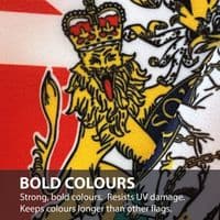 Union Jack Crest Boat Flag - 15ft x 1ft with 2 Eyelets | Buy Union Jack Crest Boat Flag - 15ft x 1ft with 2 Eyelets | North West Flags