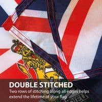 Union Jack Crest Boat Flag - 15ft x 1ft with 2 Eyelets | Buy Union Jack Crest Boat Flag - 15ft x 1ft with 2 Eyelets | North West Flags