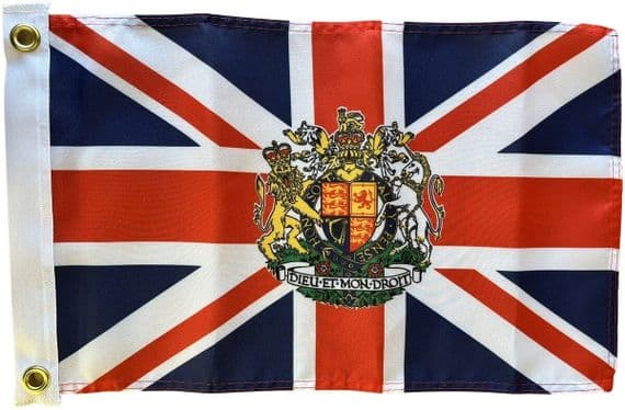 Union Jack Crest Boat Flag - 15ft x 1ft with 2 Eyelets | Buy Union Jack Crest Boat Flag - 15ft x 1ft with 2 Eyelets | North West Flags
