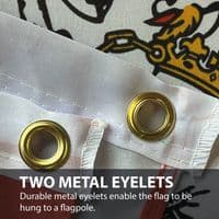 Union Jack Crest 5ft x 3ft 150Denier Heavy Polyester Flag | Buy Union Jack Crest 5ft x 3ft 150Denier Heavy Polyester Flag | North West Flags