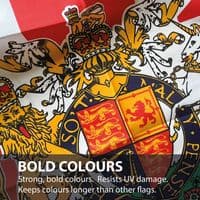 Union Jack Crest 5ft x 3ft 150Denier Heavy Polyester Flag | Buy Union Jack Crest 5ft x 3ft 150Denier Heavy Polyester Flag | North West Flags