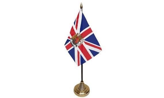 Union Jack Crest Table Flag | Buy Union Jack Crest Table Flag
