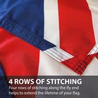 Union Jack Premium Quality Small Flag | Free UK Delivery | NWFlags