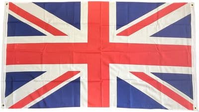 Union Jack Flag 5ft x 3ft - Four Eyelets