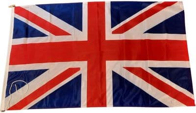 Union Jack Flag - 5ft x 3ft | Premium Quality with Rope & Toggle