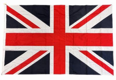 Union Jack Flag - 8ft x 5ft | Fully Sewn with Rope & Toggle