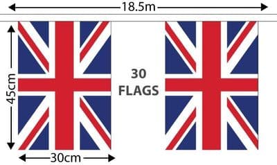Union Jack GIANT Bunting 18.25m