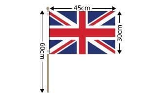 Union Jack Large Hand Flag (18