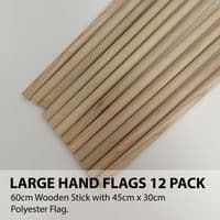 Union Jack Pack of Large Hand Flags | Buy Union Jack Hand Flags