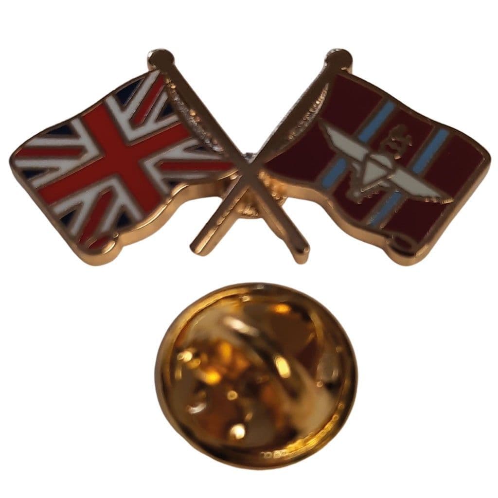 Union Jack & Paras Pin Badge | North West Flags