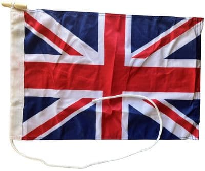 Union Jack Premium Quality Flag with Rope & Toggle - 18