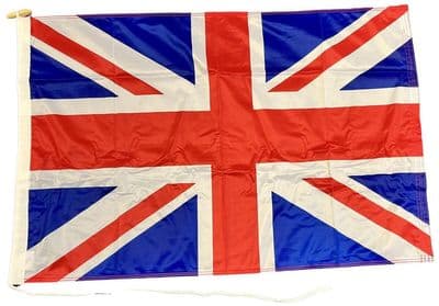 Union Jack Premium Quality Flag with Rope & Toggle - 3ft x 2ft