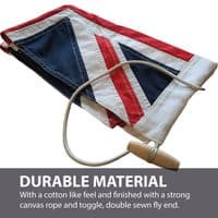 Union Jack Sewn Flag with Rope & Toggle - 1.5ft x 1ft | NWFlags