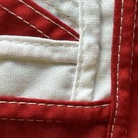 Union Jack Sewn Flag with Rope & Toggle - 1.5ft x 1ft | NWFlags
