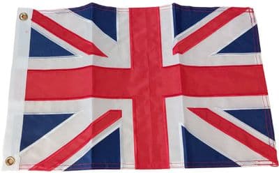 Union Jack Sewn Nylon Flag with Eyelets - 1.5ft x 1ft
