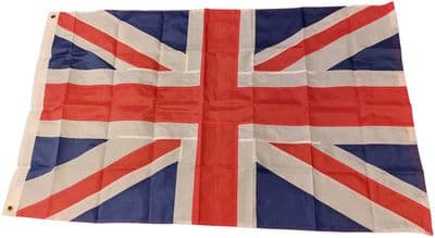 Union Jack Sewn Nylon Flag with Eyelets - 5ft x 3ft