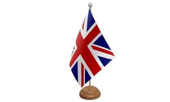 Union Jack Wooden Table Flag | Buy Union Jack Wooden Table Flag
