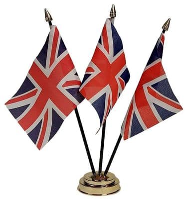 Union Jack Triple Table Flag
