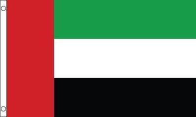 United Arab Emirates Flag - 3ft x 2ft | Standard Polyester