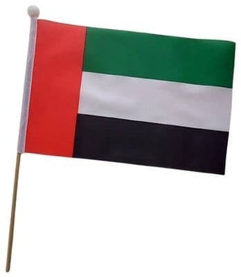United Arab Emirates Hand Flag
